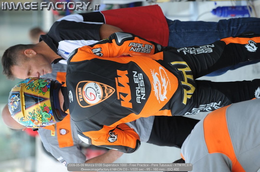 2009-05-09 Monza 0108 Superstock 1000 - Free Practice - Pere Tutusaus - KTM RC8 R